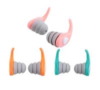 Ujjdwiurgh Bouchons D'Oreille pour Nageurs, 3 Paires de Bouchons D'Oreille pour Adultes et Enfants B