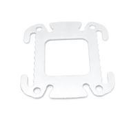 Ujjdwiurgh Boucle en métal - Installation rapide - Corde de réglage rapide - Boucle de contrepoids de plongée facile à installer