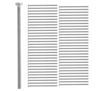 Ujjdwiurgh Boulon à Vis à TêTe Ronde en Acier Inoxydable 60 X M2 Argenté X 40 Mm 304