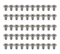 Ujjdwiurgh Boulons à Vis à TêTe FraiséE à TêTe Plate à Six Pans Creux M3 X 6 Mm 50Pcs