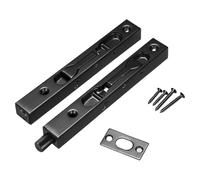 Ujjdwiurgh Boulons de Porte de 6 Pcs 6 Pouces Verrouillage de la Porte de Sécurité Dissimulée pour en Bois Composite Double Porte Factice pour Portes Françaises, Portes Composites, Portes en Bois