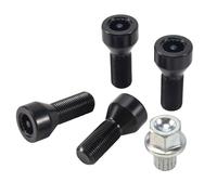 Ujjdwiurgh Boulons de verrouillage de roue de voiture M14 x 1,25 - Écrou antivol avec clé - Vis antivol pour R50 1 2 3 4 5 6