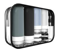 Ujjdwiurgh Bouteilles de voyage pour articles de toilette pour après-shampooing, lotion et gel douche en silicone