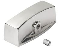 Ujjdwiurgh Bouton chromé pour vanne de contrôle, convient pour les soupapes de commande en forme de D, cuisinière et gril
