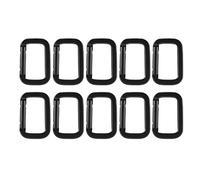 Ujjdwiurgh Bouton d'alpinisme Boucle à ressort en forme de D Mousqueton carré multifonctionnel en aluminium Boucle de sac à dos Randonnée Porte-clés