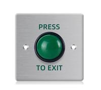 Ujjdwiurgh Bouton de Libération de Porte de Sortie à Poussoir en Acier Inoxydable pour Système de Contrôle D'Accès Aux Portes