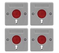 Ujjdwiurgh Bouton d'urgence Alarme Extérieure Antivol en ABS Équipement d'urgence à Bouton-Poussoir