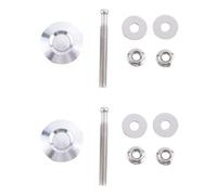 Ujjdwiurgh Bouton Poussoir Long Goupilles de Capot à DéGagement Kit de Pare-Chocs de Loquet de Verrouillage de Capot