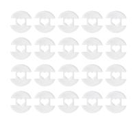 Ujjdwiurgh Boutons Pompons Amovibles pour Chapeaux, 20 Pièces Porte-Pom Pom Tricoté pour Fabrication de Chapeaux, Outils de Fixation, Supports de Pompons Durables et Faciles à Installer