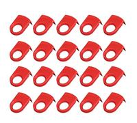 Ujjdwiurgh Boutons-Pression à Bière, Clips pour Bouteilles de Cocktail, Porte-Bouteilles en Plastique, Verres à Pied pour Fêtes d'anniversaire et de Mariage Rouge