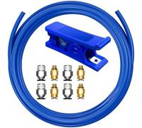 Ujjdwiurgh Bowden Kit de tubes PTFEtubing pour filament de 1,75 mm, avec raccords PC4-M10 et PC4-M6, cutter B