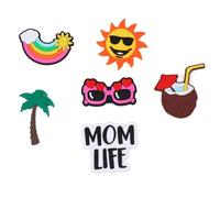 Ujjdwiurgh Bracelets de Sac pour BoggBag - 6 Pièces Breloques de Sac de Taille Universelle - 6 Pouces Sac de Plage Bits Accessoires Inserts Plage Casual Extérieur