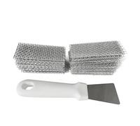 Ujjdwiurgh Brick en Acier Inoxydable 2,75 "Couvertures de Trous de Veille (100 Pc), Peuvent Être Coupées ou Empilées pour S'Adapter à Différentes Tailles