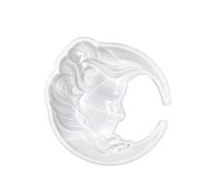 Ujjdwiurgh Bricolage Femme Lune Silicone Moule Cristal Résine Époxy Artisanat Coulée Moule à la Main Décoration de Artisanat