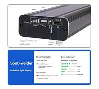 Ujjdwiurgh Bricolage Portable Batterie Soudeuse par Points Bande de et Ceinture de Soudage pour 18650 Batterie au Lithium Noir