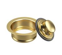 Ujjdwiurgh Bride et Bouchon D'Élimination des Déchets D'Évier, Bride Universelle Adaptée pour Trou de Vidange D'Évier Standard de 3-1/2 Pouces, Accessoires D'Évier