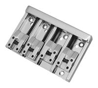 Ujjdwiurgh Bridge à Pont Fixe 4 String Vintage Electric Guitar Hardtail Saddle Bridge ACCESSOIRES avec Ensemble D'Outils