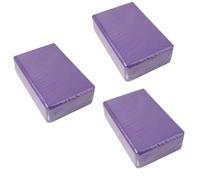 Ujjdwiurgh Briques de Yoga, Briques D'Exercice, Fournitures de Yoga, Briques de Danse pour Enfants, Briques en Mousse Haute Densité Violettes