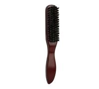 Ujjdwiurgh Brosse à Barbe de Barbier, pour Femmes et, Brosse à Cheveux, Brosse à Barbe Rouge Foncé