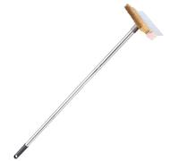 Ujjdwiurgh Brosse amovible pour four à pizza, manche long, outil de nettoyage pour barbecue de cuisine et restaurant