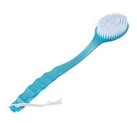 Ujjdwiurgh Brosse de bain avec une longue poignee pour le corps Brosse de bain Brosse de douche Masseur de dos Aide d'handicape - bleu
