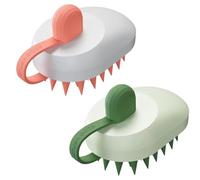 Ujjdwiurgh Brosse de massage ergonomique pour cuir chevelu - Fournitures de lavage - Peigne de massage multifonction pour la maison B