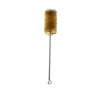 Ujjdwiurgh Brosse de nettoyage en fil de cuivre pour cheminée - Long manche - Brosse en fil de cuivre - Brosse de polissage - Diamètre 50 mm