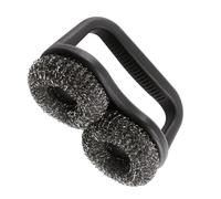 Ujjdwiurgh Brosse de nettoyage extra forte pour barbecue - Pièces de rechange - Poils métalliques sûrs - Brosse de nettoyage pour grilles de barbecue à gaz/charbon de bois
