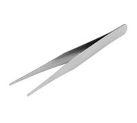 Ujjdwiurgh Brucelles Pincette medecin Pince Tweezers Antistatique Metal Courbe Rond Droit (-10)