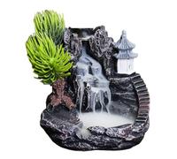 Ujjdwiurgh Brûleur d'encens à refoulement en cascade de haute montagne - Diffuseur de parfum d'intérieur - Décoration - A