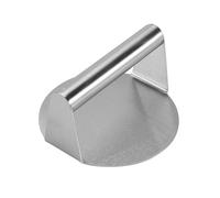 Ujjdwiurgh Burger en acier inoxydable, 14 cm, broyeur à hamburger rond, non adhésif, bacon et grill pour steaks,