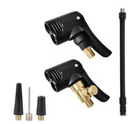 Ujjdwiurgh Buse à Air de Vélo, Buse à Air de Pneu de Pompe à Air, Mandrin d'air de Conversion de Pompe à Air Deux en Un