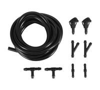 Ujjdwiurgh Buse de lave-glace réglable à double trou de 2 mètres avec 6 connecteurs pour 76810-S10-A02