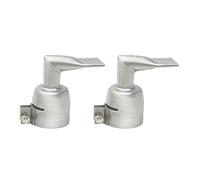 Ujjdwiurgh Buse de Soudage Plate à 90 Degrés, Buse à Air Chaud, Remplacement de Sortie de Machine de Soudage, Buse de Soudage Ronde en Acier Inoxydable