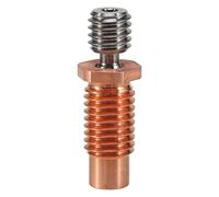 Ujjdwiurgh Buse d'imprimante 3D bi-métal V6-TCrazy Heatbreak titane et cuivre pour chauffage Hotend V6 de 1,75 mm