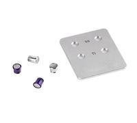 Ujjdwiurgh Buses acoustiques à filetage M5 x 0,5 en alliage de titane/acier inoxydable interchangeables pour écouteurs Nx8 Iems