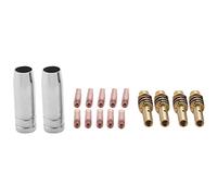 Ujjdwiurgh Buses de Soudage Mig pour Machine à Souder 16 Embouts de Contact à Pointe en Or pour Machine à Souder Mig - 0.8Mm