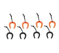 Ujjdwiurgh Butée de porte pour premiers intervenants, butées de porte pour policiers et pompiers, 4 noires et 4 oranges