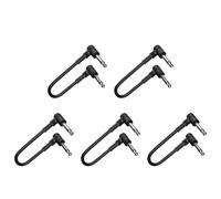 Ujjdwiurgh Câble de Pédale pour Instruments de Musique, Cordon de Raccordement de 15 Cm, D'Effet de Guitare Électrique pour les Amateurs de Musique Jouant des Pièces de Rechange, 5 Pièces