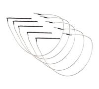 Ujjdwiurgh Câble de Ramassage de Pont PiéZo-éLectrique de Sensibilité de Transducteur de Guitare Acoustique Pliable 5 PièCes