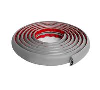 Ujjdwiurgh Cache-cordon de sol auto-adhésif pour cordon d'alimentation, 3 m, gris