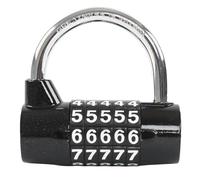 Ujjdwiurgh Cadenas à combinaison à 5 chiffres en alliage de zinc avec code de sécurité