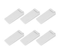 Ujjdwiurgh Cale De Porte En Caoutchouc 6 PCS, Butée De Porte, Supports De Porte Superposés Antidérapants Et Robuste, Hauteur Ajustable Et Prise Forte Sur Les Carreaux, Moquette, Bois
