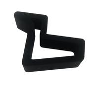 Ujjdwiurgh Cale-Porte Antidérapante Robuste - Coin de Fenêtre et de Porte pour, le Bureau, la Salle de Bain, la Cuisine Noir