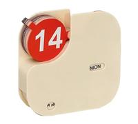 Ujjdwiurgh Calendrier de bureau minimaliste en plastique compact et portable