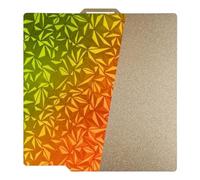 Ujjdwiurgh Caméléon lisse double face + plaque de construction texturée 257 x 257 mm, plaque de construction flexible en acier à ressort, plate-forme amovible