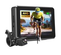 Ujjdwiurgh Caméra de Recul 1080P pour Vélo avec Moniteur de 4,3 Pouces, Miroir de Vélo de Nuit pour E-Bike, et Vélos de Route.