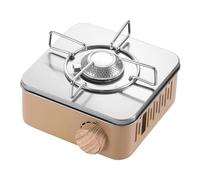 Ujjdwiurgh Camping en Plein Air Cuisinière à Gaz Brûleur de Voyages Forts Gril Fournitures de Voyage Super Légères Ustensiles de Cuisine-