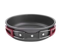 Ujjdwiurgh Camping Poêle à Frire Camping en Plein Air Portable AntiadhéSif Cuisson Pique-Nique RandonnéE Batterie de Cuisine Ustensile de Cuisine Poêle à Frire