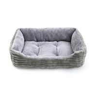 Ujjdwiurgh Canapé pour chien de petite et moyenne taille Gris 70 x 55 cm